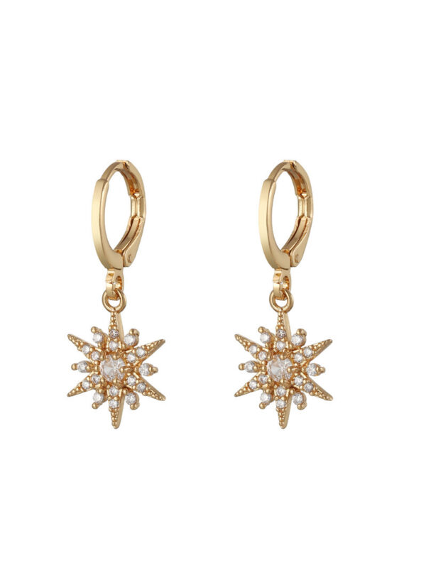 Simple Geometric Personality Metal Earrings - Image 2