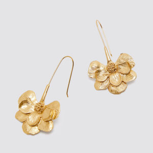 Minimalist Cold Wind Exaggerated Matte Metal Earrings