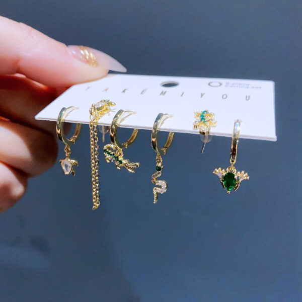 Fashion Personality Small Animal Earings Set - Image 5