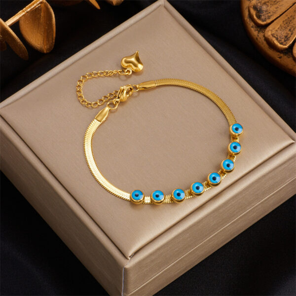 Women's Fashion Three-dimensional Butterfly Titanium Steel Bracelet - Image 8