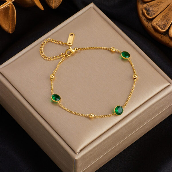 Women's Fashion Three-dimensional Butterfly Titanium Steel Bracelet - Image 5