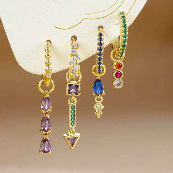 Stylish Water Drop Earrings Women's Trendy Minimalist - Image 8