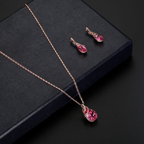 Alloy Gemstone Jewellery Set Necklace - Image 5