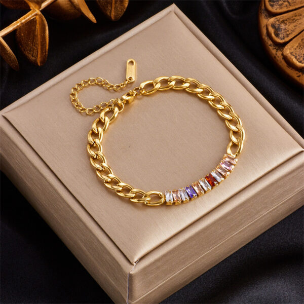 Women's Fashion Three-dimensional Butterfly Titanium Steel Bracelet - Image 2