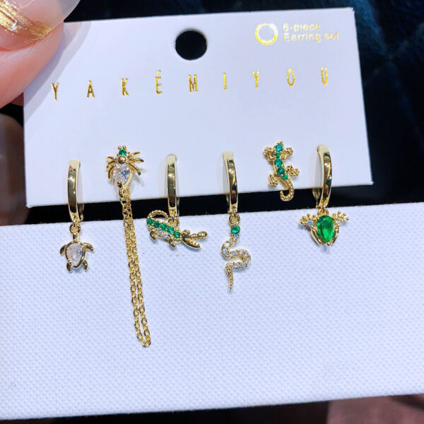 Fashion Personality Small Animal Earings Set - Image 8